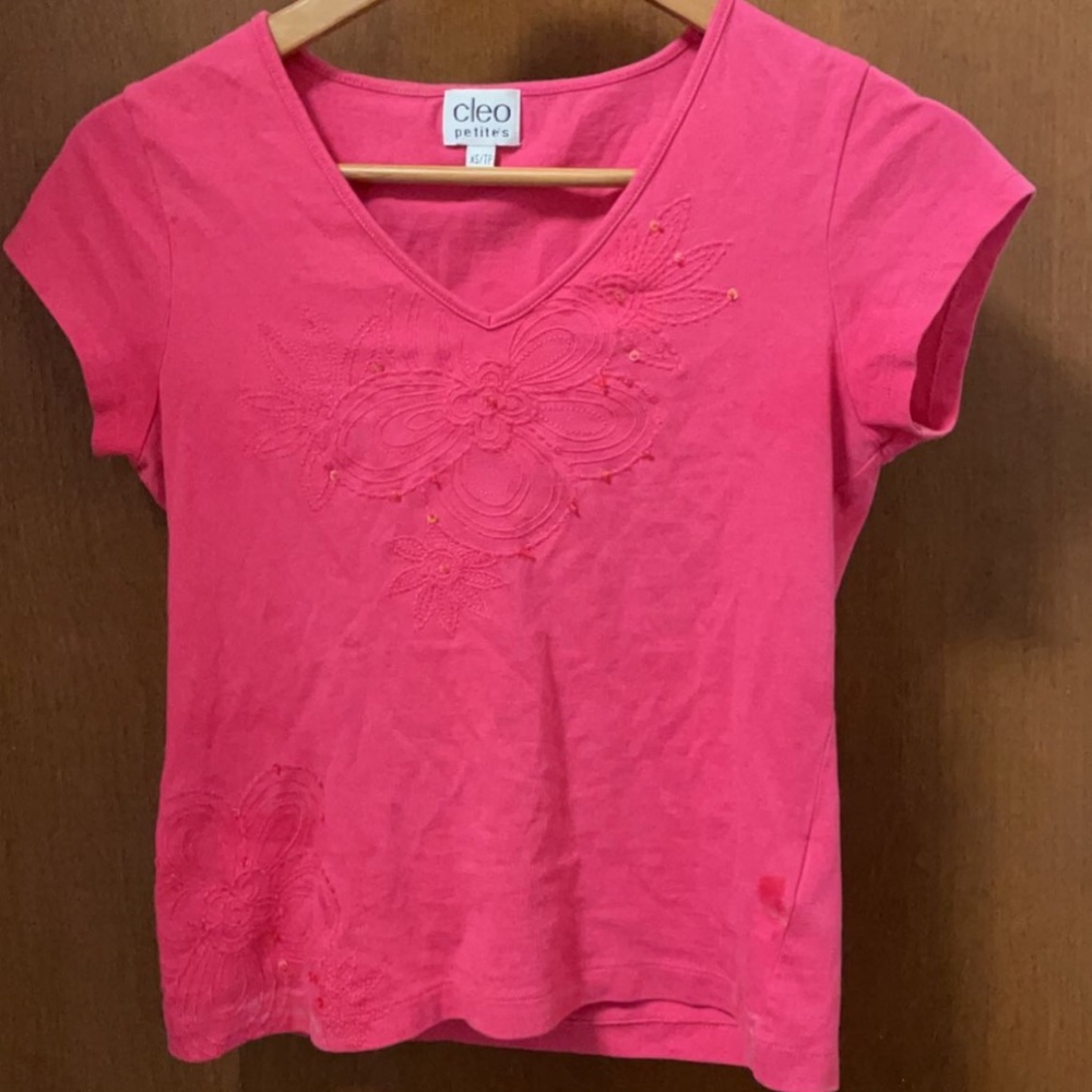 Y2k Pink Crop top